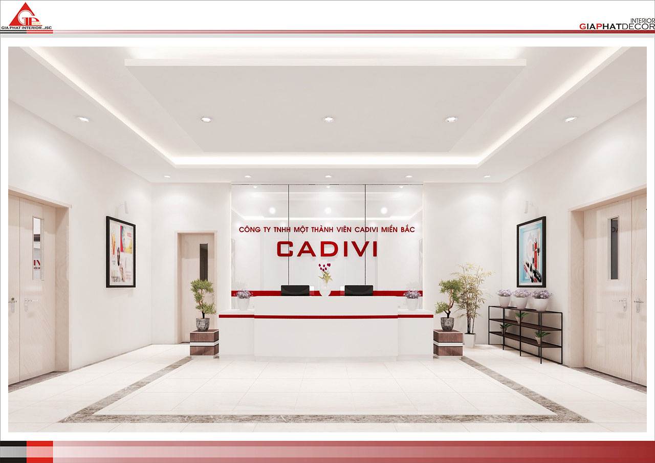 Thiết kế, thi công nội thất văn phòng công ty CADIVI Thiết kế, thi công nội thất văn phòng công ty CADIVI